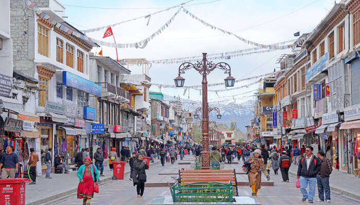 Main Bazaar,Leh